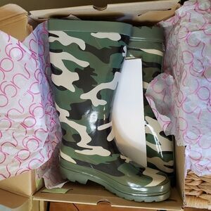 Camo Waterproof Rain Boots